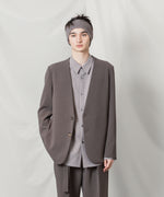 画像をギャラリービューアに読み込む, ATTACHMENT アタッチメントのPE STRETCH DOUBLE CLOTH COLLARLESS JKT - D.KH GRAYの公式通販サイトsession福岡セレクトショップ
