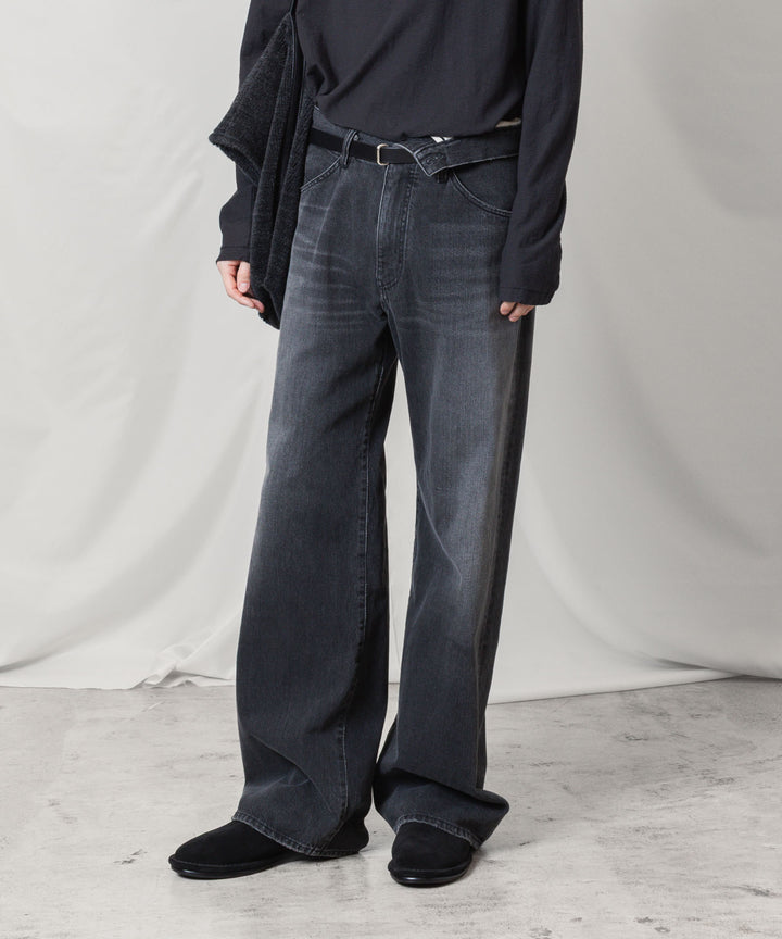 ATTACHMENT アタッチメントの11OZ DENIM FLAP JEANS - BLACKの公式通販サイトsession福岡セレクトショップ