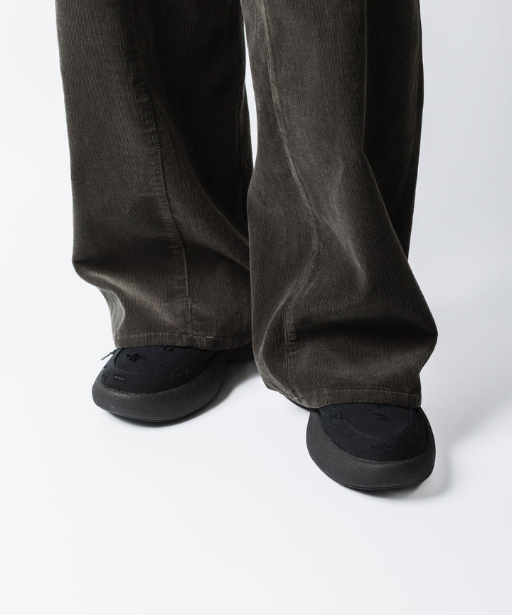 VEIN ヴェインのCOTTON JERSEY x RIPSTOP OVAL SOLE TRAINER - BLACKの公式通販サイトsession福岡セレクトショップ
