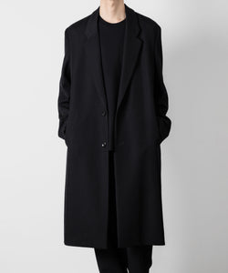 ATTACHMENT アタッチメントの2/48 WO KERSEY OVERSIZED CHESTER COAT - BLACK 公式通販サイトsession福岡セレクトショップ