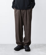 画像をギャラリービューアに読み込む, ATTACHMENT アタッチメントのRY/CO/SI FLANNEL 1TUCK EASY TROUSERS - D.GRAYの公式通販サイトsession福岡セレクトショップ
