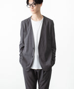 画像をギャラリービューアに読み込む, ATTACHMENT アタッチメントのWO/TA STRETCH TRO COLLARLESS JKT - D.GRAYの公式通販サイトsession福岡セレクトショップ
