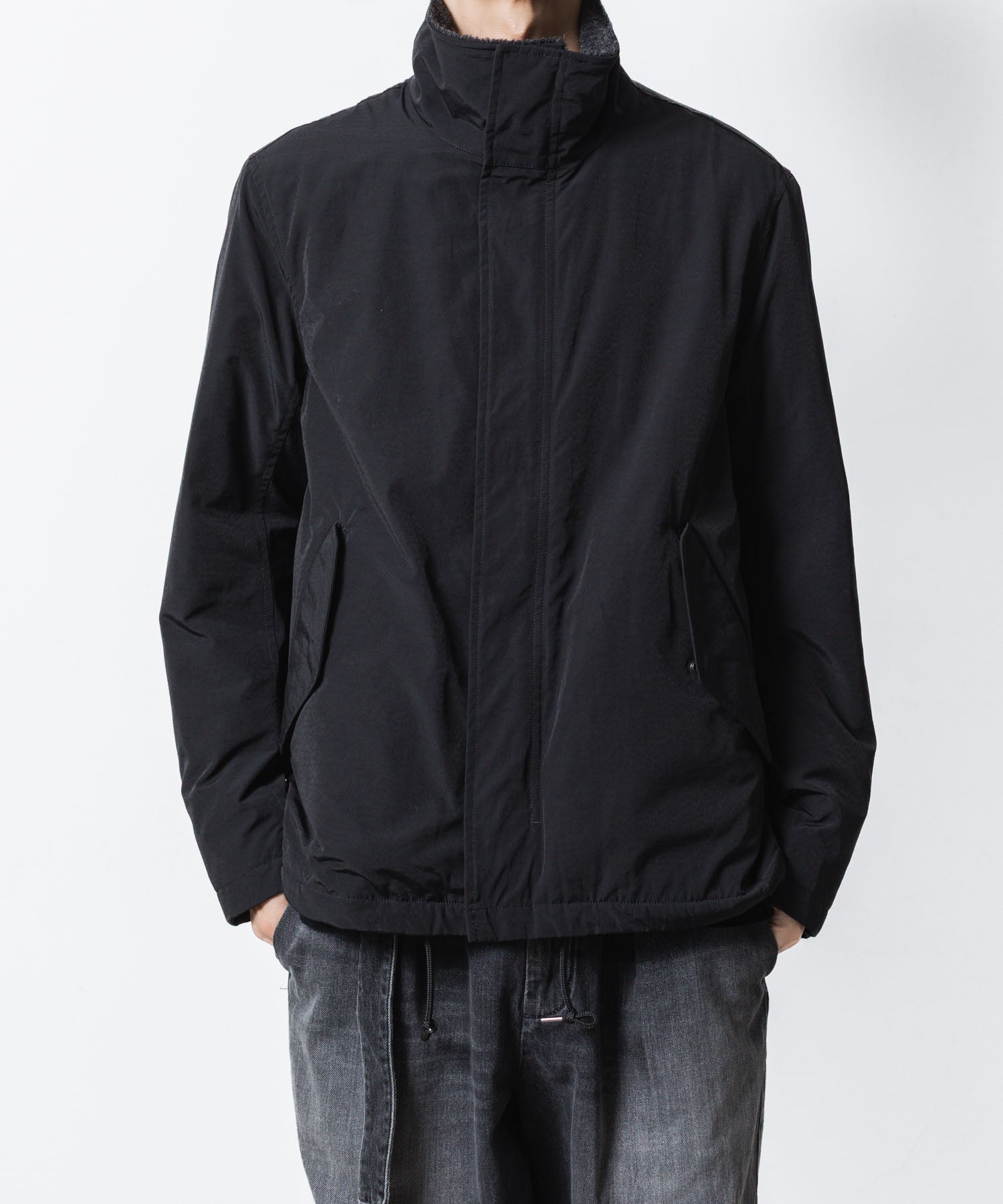 ATTACHMENT アタッチメントのCO/NY WEATHER CLOTH UTILITY JACKET - BLACKの公式通販サイトsession福岡セレクトショップ