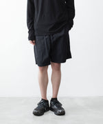 画像をギャラリービューアに読み込む, ATTACHMENT アタッチメントのNY TAFFETA SHORTS - BLACKの公式通販サイトsession福岡セレクトショップ
