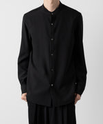 画像をギャラリービューアに読み込む, ATTACHMENT アタッチメントのPE STRETCH VIYELLA BAND COLLAR DRESS SHIRT - BLACK 公式通販サイトsession福岡セレクトショップ
