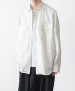 画像をギャラリービューアに読み込む, ATTACHMENT アタッチメントのCO/TEN JACQUARD LAWN PATCH POCKET L/S SHIRT - S.OFF WHITEの公式通販サイトsession福岡セレクトショップ
