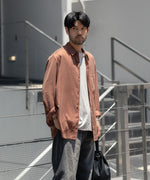 画像をギャラリービューアに読み込む, ATTACHMENT アタッチメントのCU/PE FIBRIL SATIN L/S SHIRT - L.BROWNの公式通販サイトsession福岡セレクトショップ
