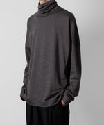 画像をギャラリービューアに読み込む, ATTACHMENT アタッチメントのWO/NY SMOOTH OVERSIZED HIGHNECK L/S TEE - GRAY 公式通販サイトsession福岡セレクトショップ
