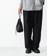 画像をギャラリービューアに読み込む, ATTACHMENT / EXCLUSIVE ITEMアタッチメントのSYNTHETIC LEATHER SMALL BUCKET BAG - BLACKの公式通販サイトsession福岡セレクトショップ
