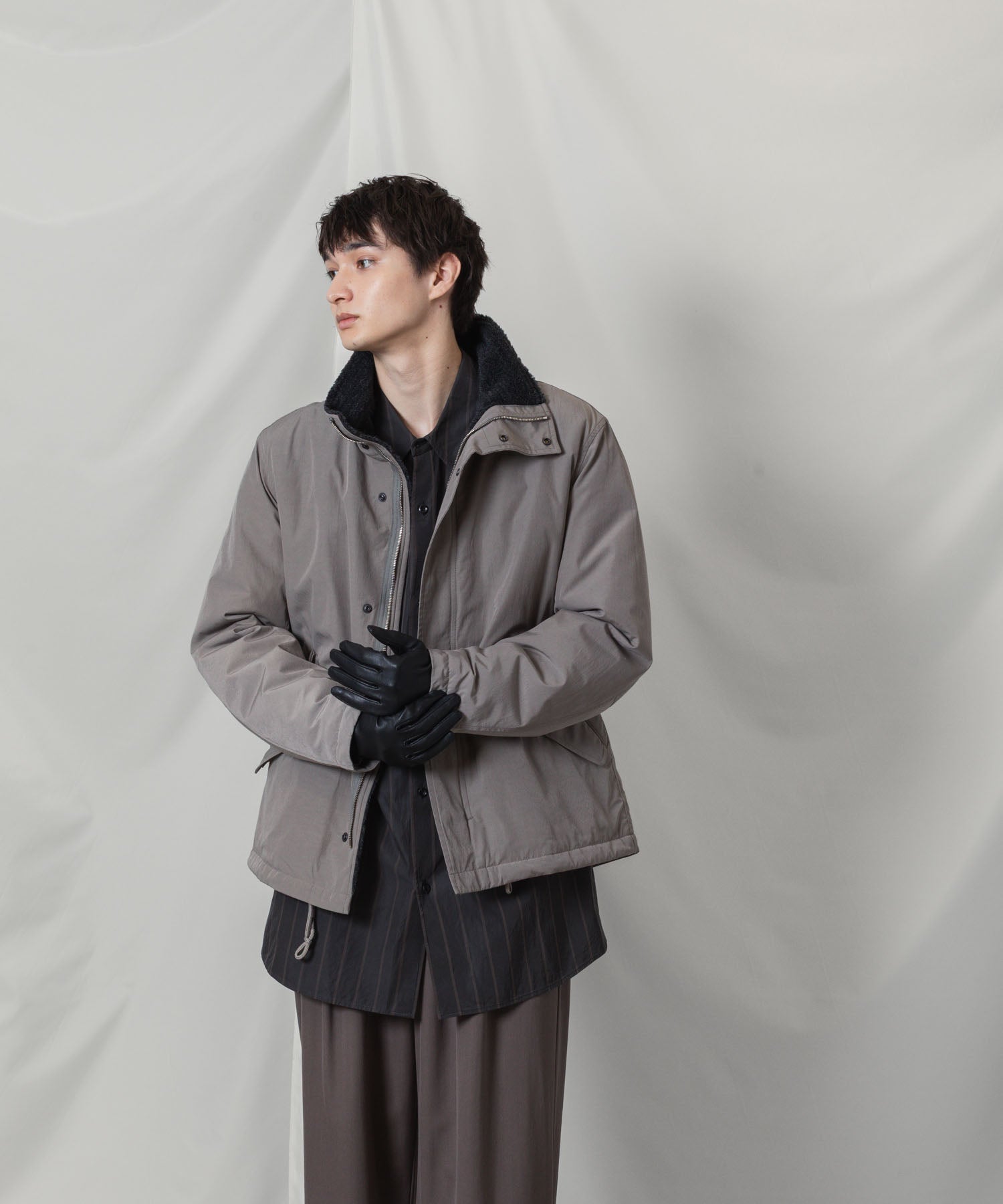 ATTACHMENT アタッチメントのCO/NY WEATHER CLOTH UTILITY JACKET - KHAKI GRAYの公式通販サイトsession福岡セレクトショップ