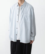 画像をギャラリービューアに読み込む, ATTACHMENT アタッチメントのWO/PE STRIPE L/S SHIRT - S.BLUEの公式通販サイトsession福岡セレクトショップ
