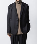 画像をギャラリービューアに読み込む, 【 ATTACHMENT 】T/W/SI STRETCH GABARDINE 2B JKT - BLACK
