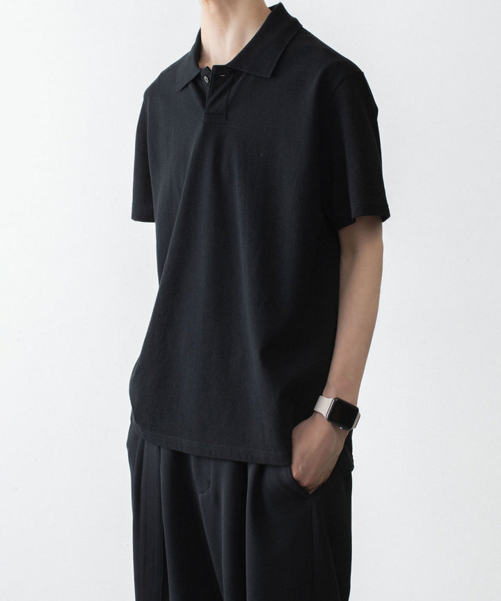 ATTACHMENT アタッチメントのSOFT PIQUE S/S POLO - BLACKの公式通販サイトsession福岡セレクトショップ