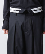 画像をギャラリービューアに読み込む, ATTACHMENT アタッチメントのT/W/SI STRETCH GABARDINE FLAP TROUSERS - D.NAVYの公式通販サイトsession福岡セレクトショップ

