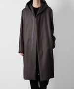 画像をギャラリービューアに読み込む, ATTACHMENT アタッチメントの限定2/90 SUPER120S MALTON ZIPUP HOODED COAT - D.KH GRAYの公式通販サイトsession福岡セレクトショップ

