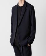 画像をギャラリービューアに読み込む, ATTACHMENT アタッチメントのPE STRETCH DOUBLE CLOTH 2B JACKET - NAVY 公式通販サイトsession福岡セレクトショップ
