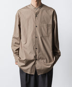 画像をギャラリービューアに読み込む, ATTACHMENT アタッチメントの140/2 GIZA BROAD BANDCOLLAR L/S SHIRT - CAMELの公式通販サイトsession福岡セレクトショップ
