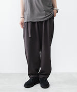 画像をギャラリービューアに読み込む, ATTACHMENT アタッチメントのPE STRETCH DOUBLE CLOTH BELTED WIDE TAPERED TROUSERS - D.BROWNの公式通販サイトsession福岡セレクトショップ

