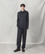 画像をギャラリービューアに読み込む, ATTACHMENT アタッチメントのCOTTON DOUBLE FACE SLIM FIT HIGHNECK L/S TEE - D.GRAYの公式通販サイトsession福岡セレクトショップ
