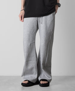 【ATTACHMENT】ATTACHMENT アタッチメントのCO/PE DOUBLE KNIT THREE DIMENSIONAL WIDE PANTS - X.GRAY 公式通販サイトsession福岡セレクトショップ