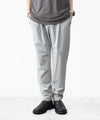【 ATTACHMENT 】WO/TA STRETCH TRO REGULAR FIT EASY TROUSERS - X.GRAY