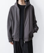 画像をギャラリービューアに読み込む, ATTACHMENT アタッチメントのCO STRECH TERRY ZIP UP HOODIE - D.GRAYの公式通販サイトsession福岡セレクトショップ
