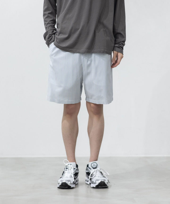 ATTACHMENT アタッチメントのWO/PE STRIPE EASY SHORTS - S.BLUEの公式通販サイトsession福岡セレクトショップ