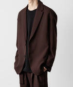 画像をギャラリービューアに読み込む, ATTACHMENT アタッチメントのPE STRETCH DOUBLE CLOTH OVERSIZED 2B JACKET - BROWN 公式通販サイトsession福岡セレクトショップ
