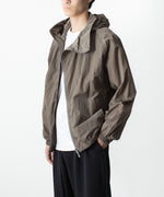 画像をギャラリービューアに読み込む, ATTACHMENT アタッチメントのNY TAFFETA HOODED TRACK JKT - KHAKI GRAYの公式通販サイトsession福岡セレクトショップ
