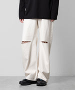 画像をギャラリービューアに読み込む, 【ATTACHMENT】ATTACHMENT アタッチメントの11oz DENIM WIDE CURVE JEANS - OFF WHITE 公式通販サイトsession福岡セレクトショップ
