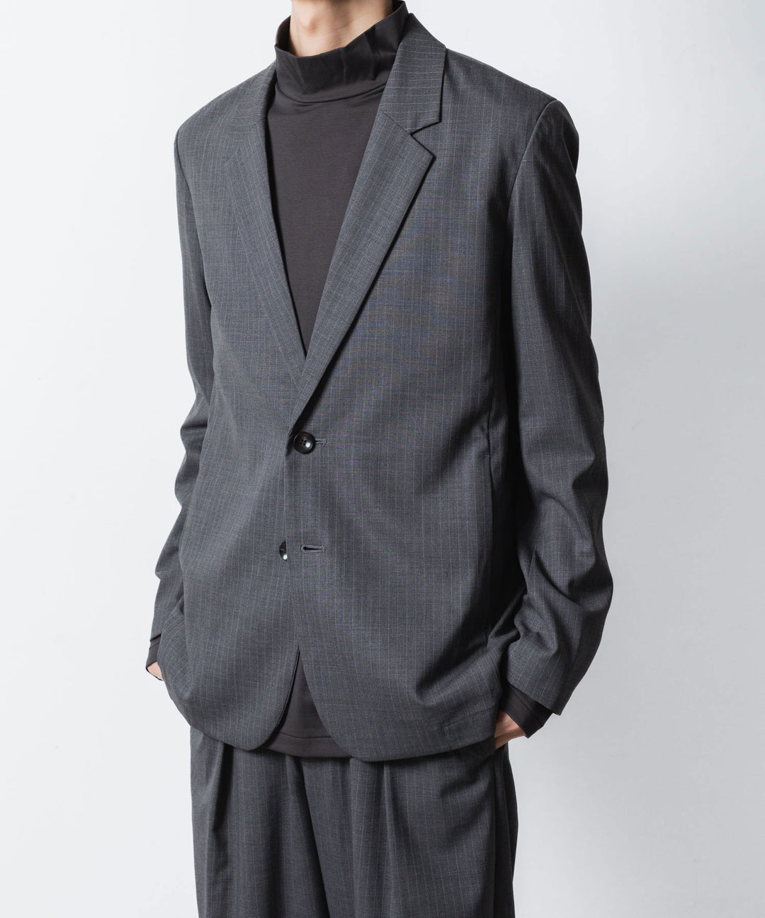 ATTACHMENT アタッチメントのT/W/SI STRETCH GABARDINE 2B JKT - S.GRAYの公式通販サイトsession福岡セレクトショップ