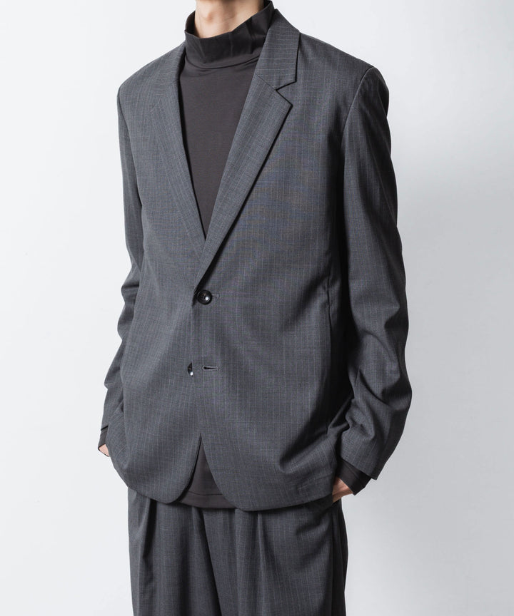 ATTACHMENT アタッチメントのT/W/SI STRETCH GABARDINE 2B JKT - S.GRAYの公式通販サイトsession福岡セレクトショップ
