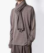 画像をギャラリービューアに読み込む, ATTACHMENT アタッチメント × JOHN SMEDLEYの× JOHN SMEDLEY MERINO EXTRAFINE WIDE STOLE - D.CAMELの公式通販サイトsession福岡セレクトショ
