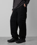 画像をギャラリービューアに読み込む, 【ATTACHMENT】ATTACHMENT アタッチメントのNY/CO TWILL WIDE CARGO TROUSERS - BLACK 公式通販サイトsession福岡セレクトショップ
