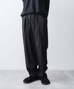 ATTACHMENT /アタッチメント】T/W/SI STRETCH GABARDINE 1TUCK EASY