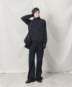 画像をギャラリービューアに読み込む, ATTACHMENT アタッチメントのCO STRECH TERRY 3D WIDE TROUSERS - BLACKの公式通販サイトsession福岡セレクトショップ
