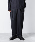 画像をギャラリービューアに読み込む, ATTACHMENT アタッチメントのT/W/SI STRETCH GABARDINE 1TUCK EASY TROUSERS - D.NAVYの公式通販サイトsession福岡セレクトショップ
