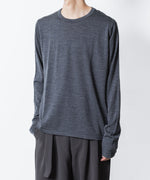 画像をギャラリービューアに読み込む, ATTACHMENT アタッチメントの× JOHN SMEDLEY MERINO EXTRAFINE WELTED CREW NECK L/S - D.GRAYの公式通販サイトsession福岡セレクトショップ
