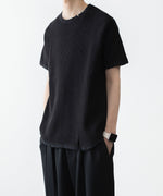 画像をギャラリービューアに読み込む, VEIN ヴェインの30//2 WAFFLE RAGLAN S/S TEE - BLACKの公式通販サイトsession福岡セレクトショップ
