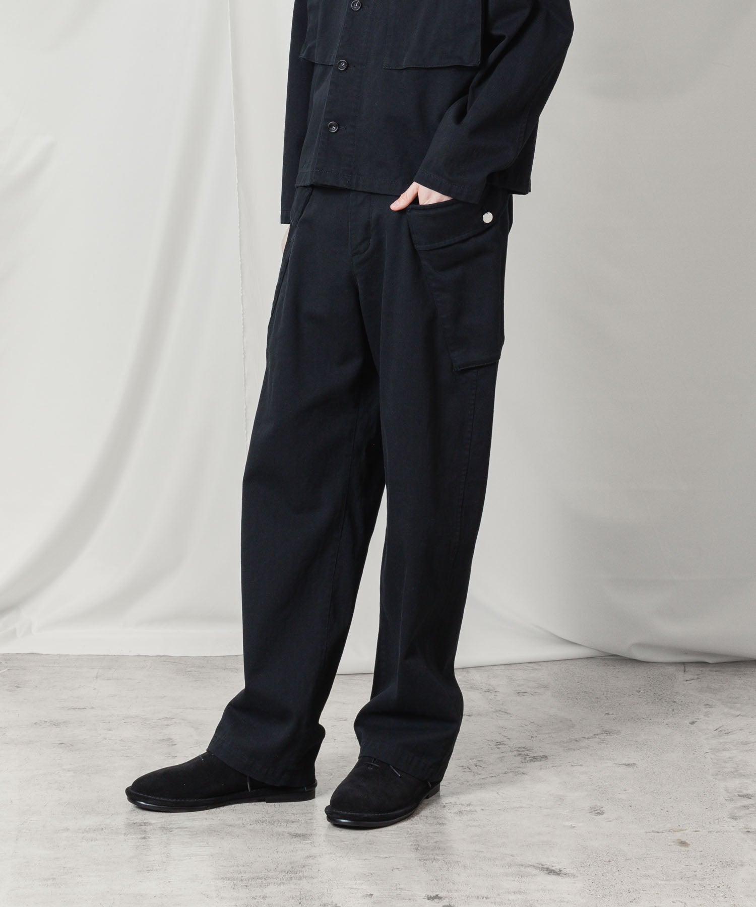 ATTACHMENT アタッチメントのCO NIDOM CLOTH M-43 FIELD TROUSERS - BLACKの公式通販サイトsession福岡セレクトショップ