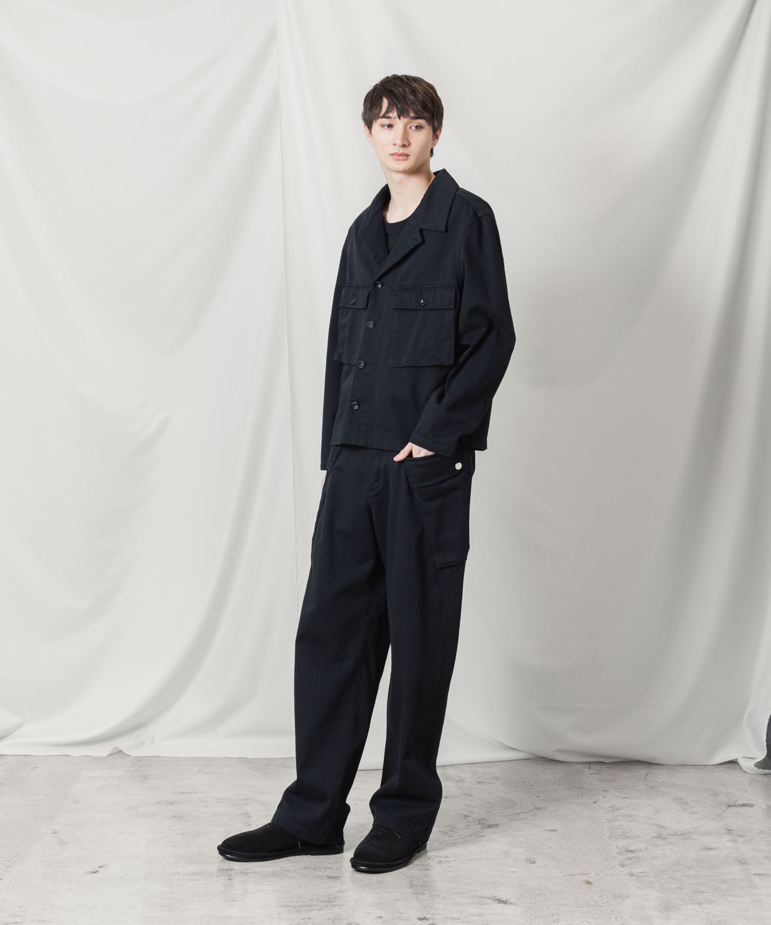 ATTACHMENT アタッチメントのCO NIDOM CLOTH M-43 JACKET - BLACKの公式通販サイトsession福岡セレクトショップ