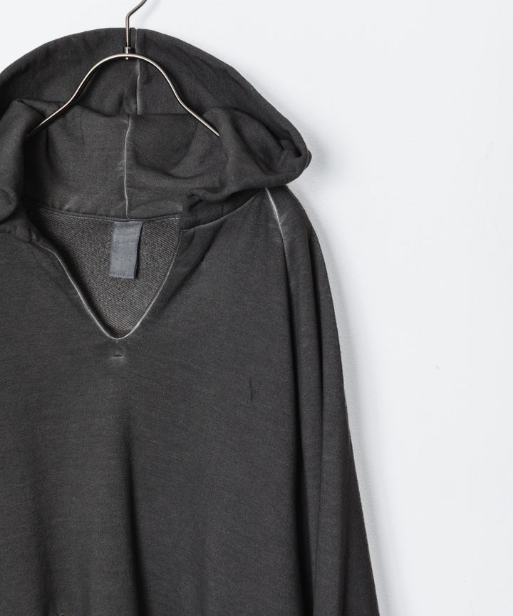 VEIN ヴェインのJUMBERCA TERRY COLD DYED SLIT HOODIE - GRAYの公式通販サイトsession福岡セレクトショップ
