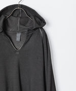 画像をギャラリービューアに読み込む, VEIN ヴェインのJUMBERCA TERRY COLD DYED SLIT HOODIE - GRAYの公式通販サイトsession福岡セレクトショップ
