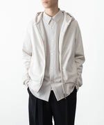 画像をギャラリービューアに読み込む, ATTACHMENT アタッチメントのCO STRETCH TERRY ZIP UP HOODIE - X.GRAYの公式通販サイトsession福岡セレクトショップ
