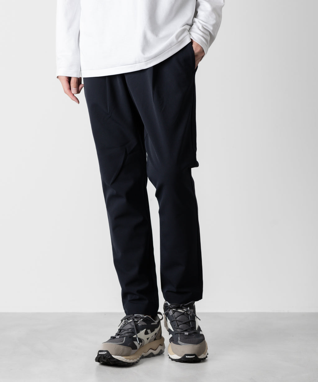 ATTACHMENT アタッチメントの別注SOLOTEX DOUBLE CLOTH REGULAR FIT EASY TROUSERS - NAVYの公式通販サイトsession福岡セレクトショップ