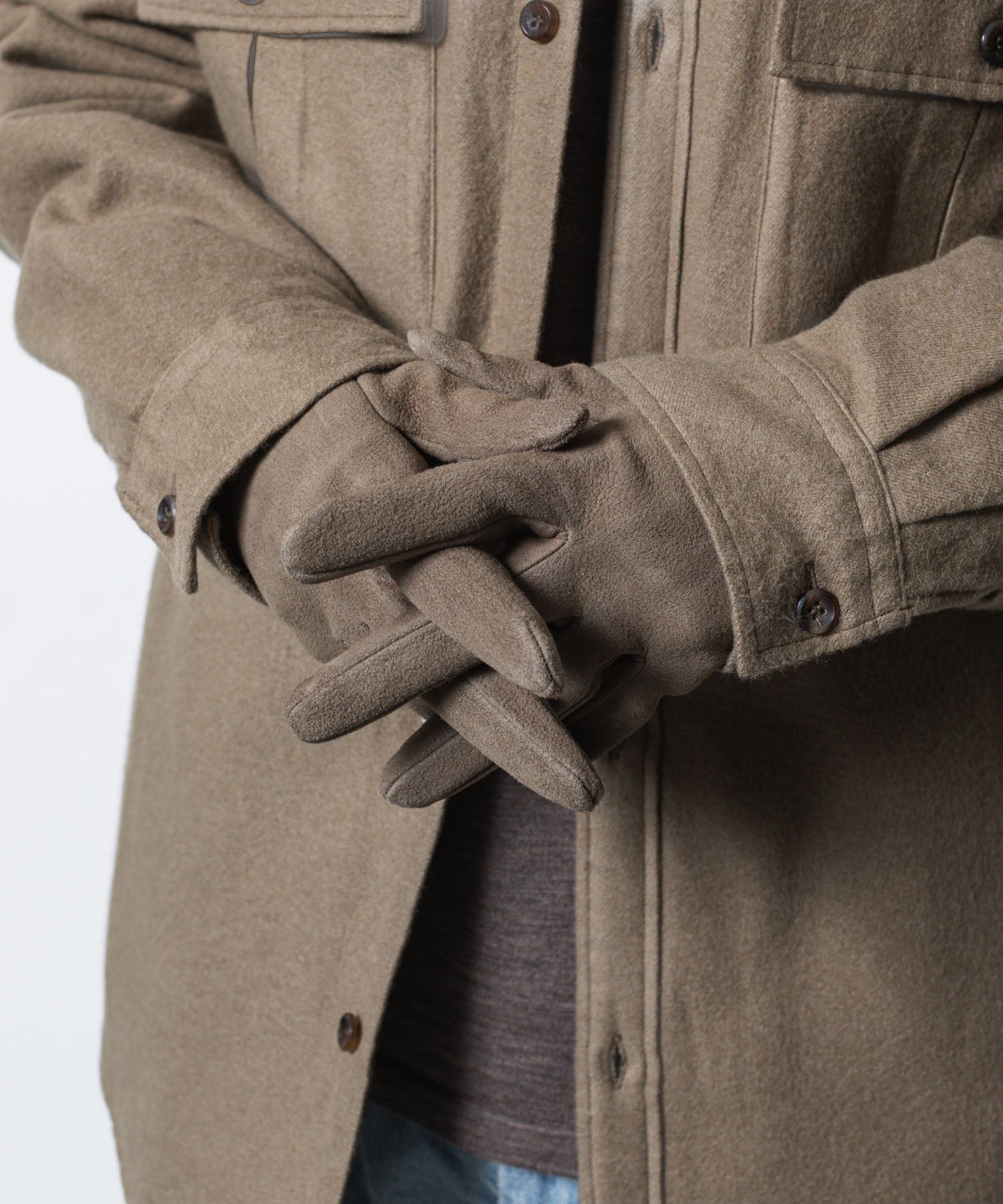 ATTACHMENT アタッチメントのSTRETCH SHEEPLEATHER GLOVE - CAMELの公式通販サイトsession福岡セレクトショップ