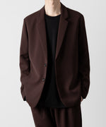 画像をギャラリービューアに読み込む, ATTACHMENT アタッチメントのPE STRETCH DOUBLE CLOTH 2B JACKET - BROWN 公式通販サイトsession福岡セレクトショップ
