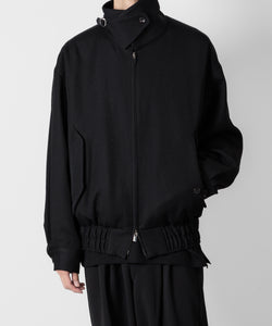 ATTACHMENT アタッチメントの2/48 WO KERSEY ZIP UP BOMBER JACKET - BLACK 公式通販サイトsession福岡セレクトショップ