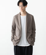 画像をギャラリービューアに読み込む, ATTACHMENT / EXCLUSIVE ITEMアタッチメントのCOTTON DOUBLE FACE STOLE CARDIGAN - KHAKI GRAYの公式通販サイトsession福岡セレクトショップ
