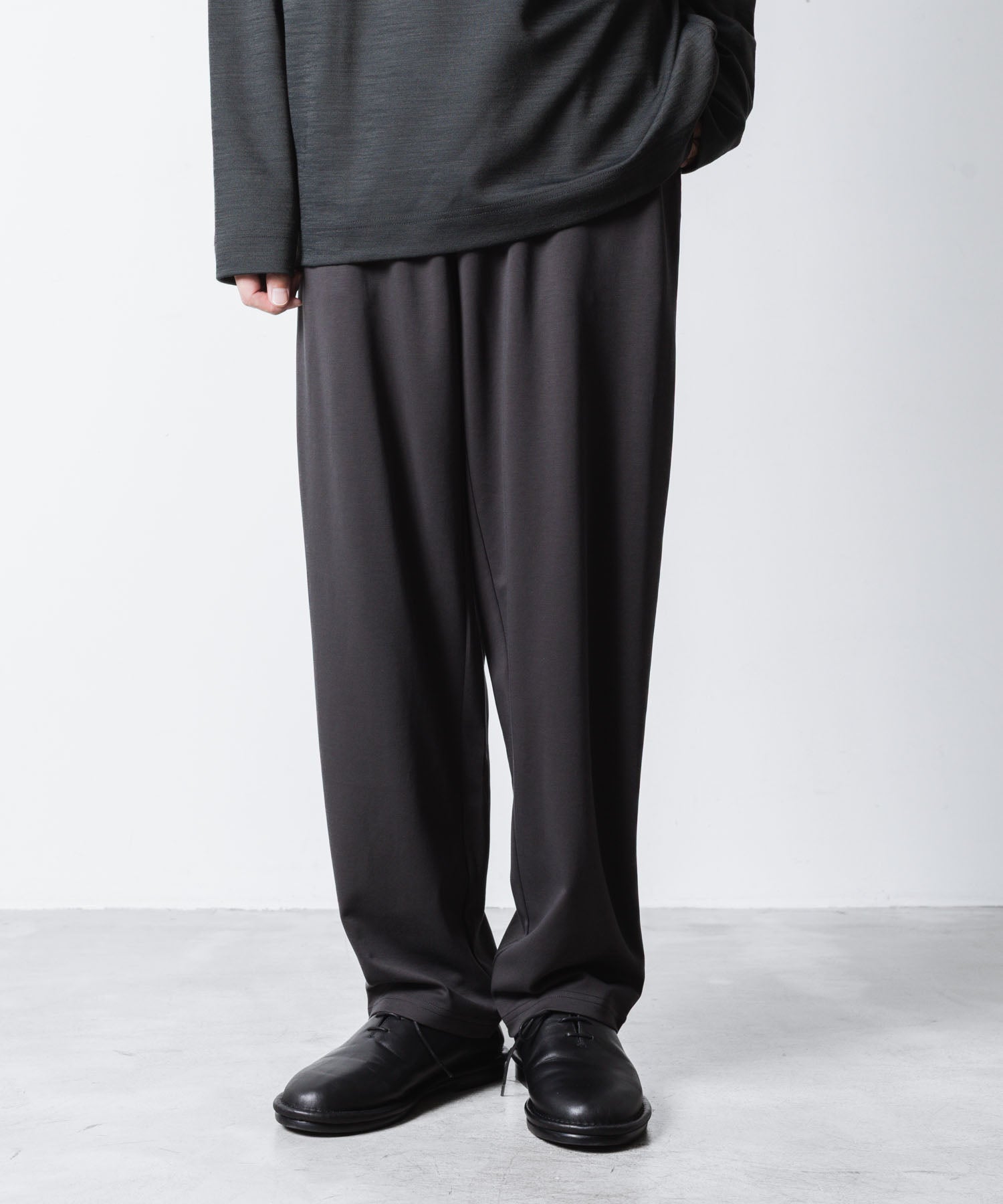 ATTACHMENT アタッチメントのCOTTON DOUBLE FACE LOUNGE TROUSERS - D.GRAYの公式通販サイトsession福岡セレクトショップ